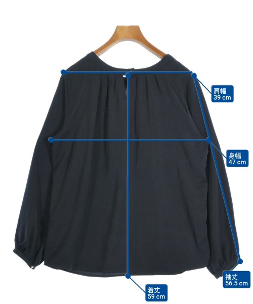 LEPSIM LOWRYSFARM（レプシィムローリーズファーム）ブラウス 紺 サイズ:M レディース/2200638439052