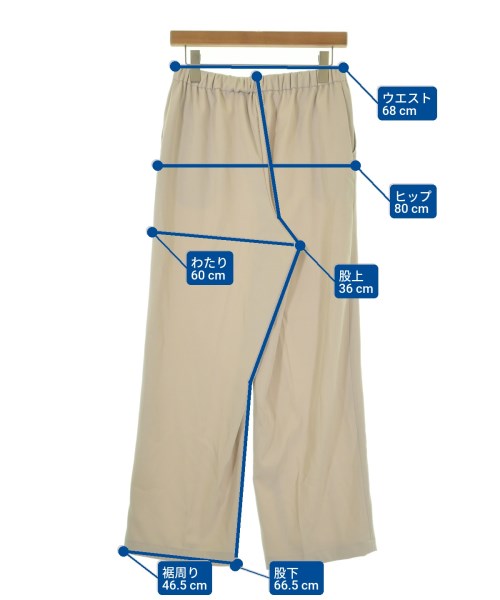 LEPSIM LOWRYSFARM（レプシィムローリーズファーム）スラックス ベージュ サイズ:M レディース/2200647405017