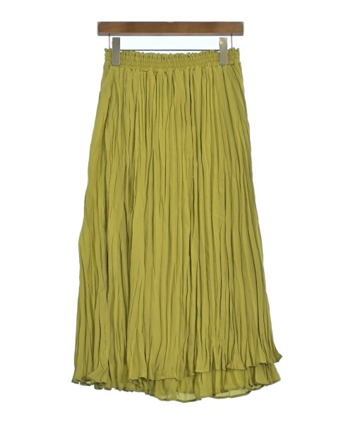 LEPSIM LOWRYSFARM(レプシィムローリーズファーム)ロング・マキシ丈スカート 黄 サイズ:F/2200659611086