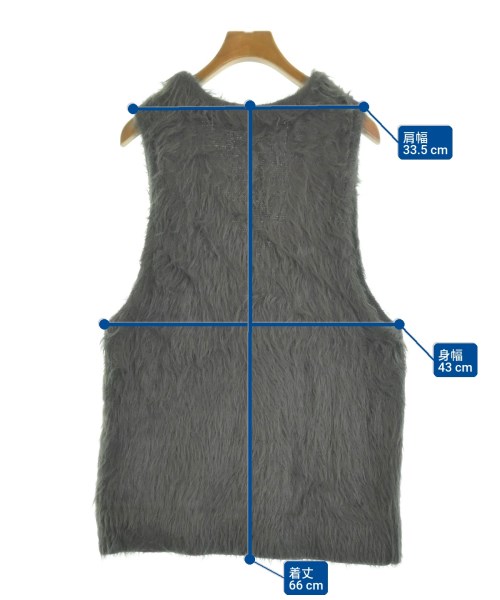 LEPSIM LOWRYSFARM（レプシィムローリーズファーム）ベスト グレー サイズ:F レディース/2200663166022