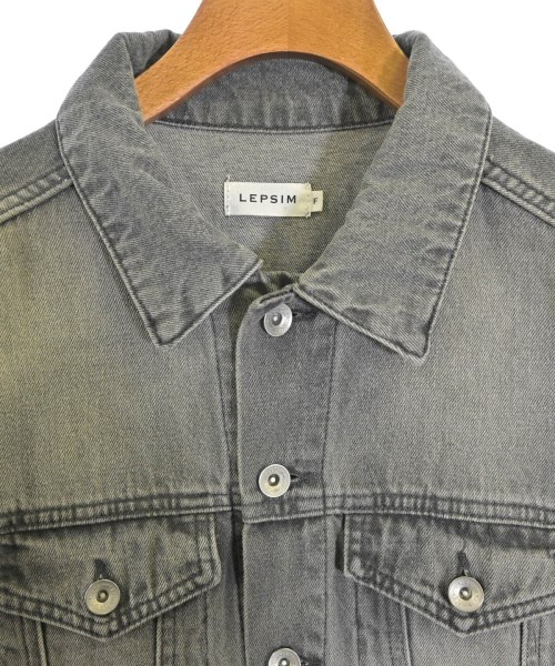 LEPSIM LOWRYSFARM（レプシィムローリーズファーム）デニムジャケット グレー サイズ:F レディース/2200665670046