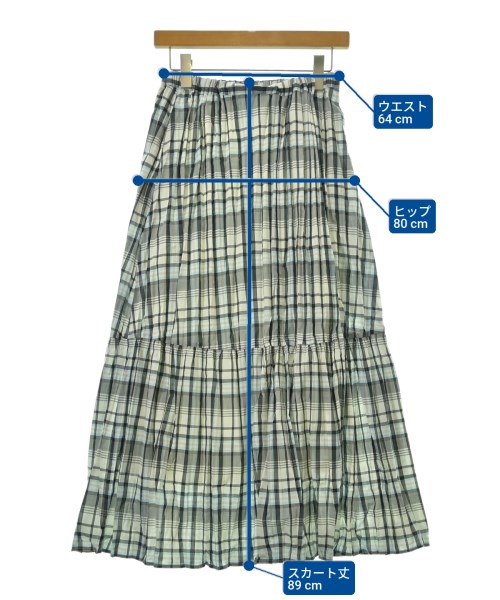 LEPSIM LOWRYSFARM（レプシィムローリーズファーム）ロング・マキシ丈スカート 白 サイズ:F レディース/2200666169174