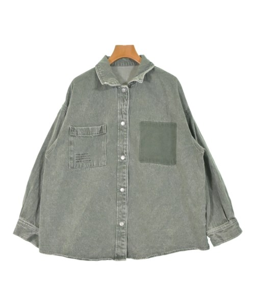 LEPSIM LOWRYSFARM(レプシィムローリーズファーム)カジュアルシャツ 緑 サイズ:F/2200665661013