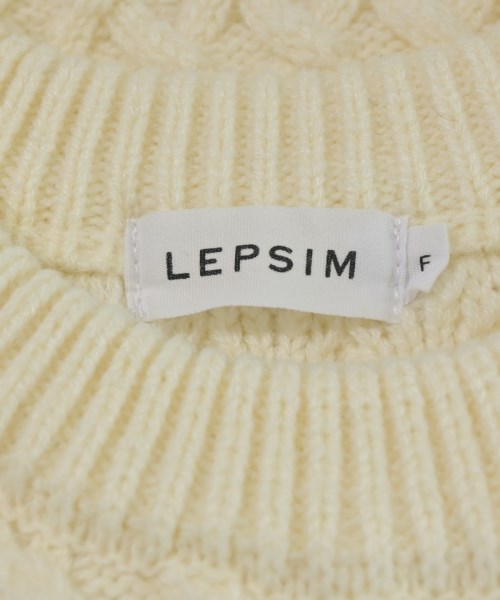 LEPSIM LOWRYSFARM（レプシィムローリーズファーム）ニット・セーター 白 サイズ:F レディース/2200681314016