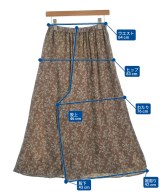 LEPSIM LOWRYSFARM（レプシィムローリーズファーム）ロング・マキシ丈スカート 茶 サイズ:F レディース/2200687468010