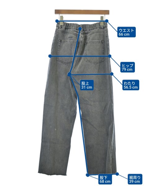 LEPSIM LOWRYSFARM（レプシィムローリーズファーム）デニムパンツ グレー サイズ:M レディース/2200681704244