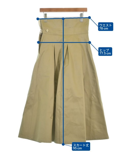 HANA TO GUITAR（ハナトギター）ロング・マキシ丈スカート ベージュ サイズ:-(L位) レディース/2200616941119