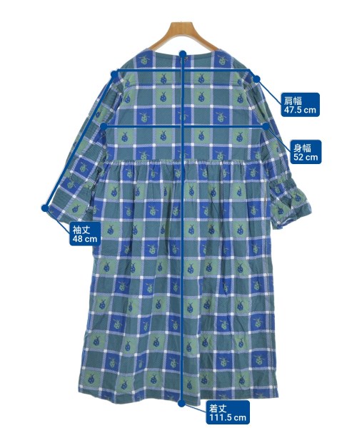 HANA TO GUITAR（ハナトギター）ワンピース 青 サイズ:F レディース/2200616941164