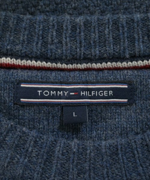 TOMMY HILFIGER（トミーヒルフィガー）ニット・セーター 青 サイズ:L メンズ/2200538793070
