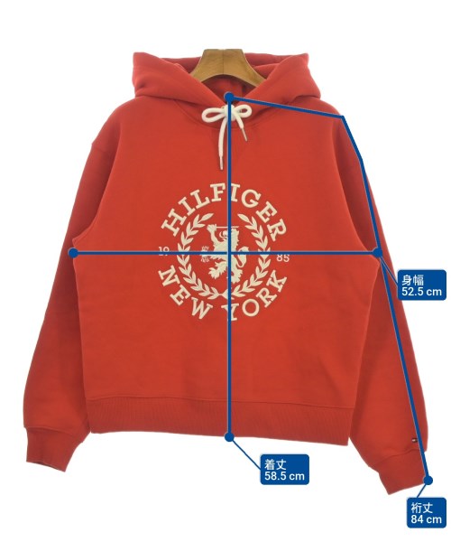 TOMMY HILFIGER（トミーヒルフィガー）パーカー 赤 サイズ:S レディース/2200612120020