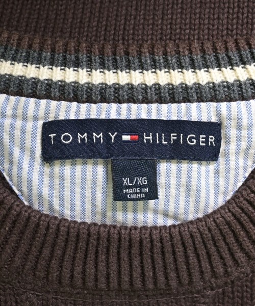 TOMMY HILFIGER（トミーヒルフィガー）ニット・セーター 茶 サイズ:XL メンズ/2200615352541