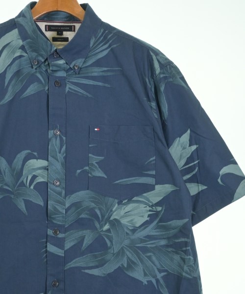 TOMMY HILFIGER（トミーヒルフィガー）カジュアルシャツ 青 サイズ:XL メンズ/2200628945068