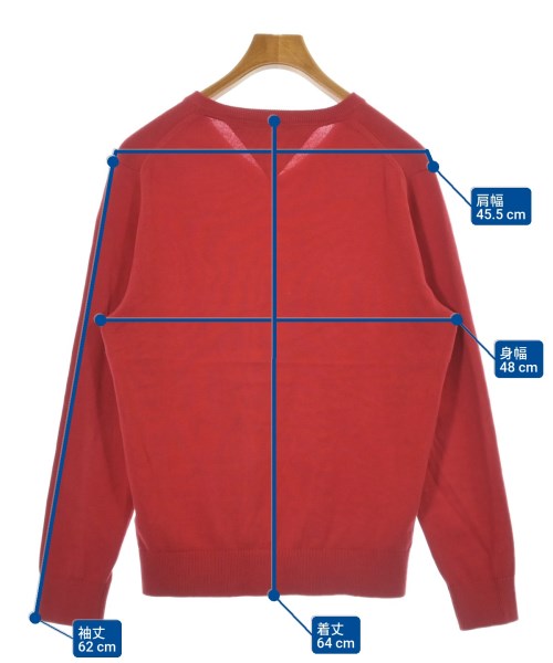 TOMMY HILFIGER（トミーヒルフィガー）ニット・セーター 赤 サイズ:S メンズ/2200625900053