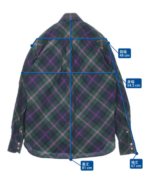 TOMMY HILFIGER（トミーヒルフィガー）カジュアルシャツ 緑 サイズ:S メンズ/2200631882060