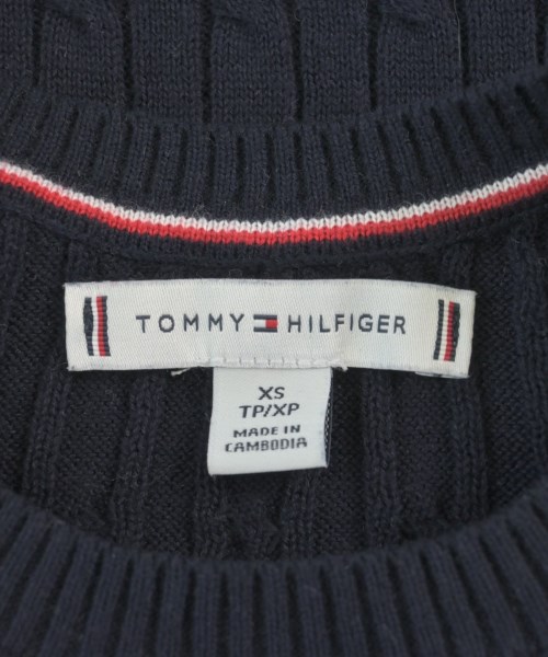 TOMMY HILFIGER（トミーヒルフィガー）ニット・セーター 紺 サイズ:XS レディース/2200611393029