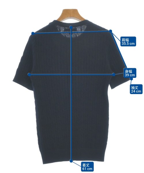 TOMMY HILFIGER（トミーヒルフィガー）ニット・セーター 紺 サイズ:XS レディース/2200611393029