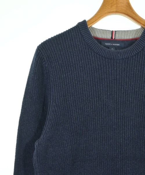 TOMMY HILFIGER（トミーヒルフィガー）ニット・セーター 紺 サイズ:L メンズ/2200608248035