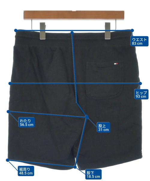 TOMMY HILFIGER（トミーヒルフィガー）スウェットパンツ 黒 サイズ:M メンズ/2200616984031