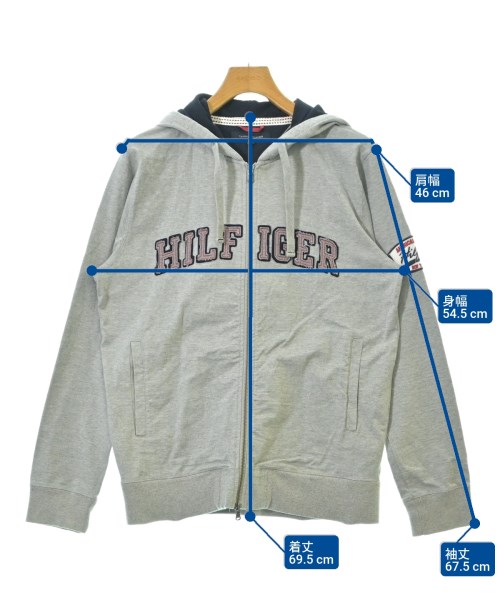 TOMMY HILFIGER（トミーヒルフィガー）パーカー グレー サイズ:L メンズ/2200609059074
