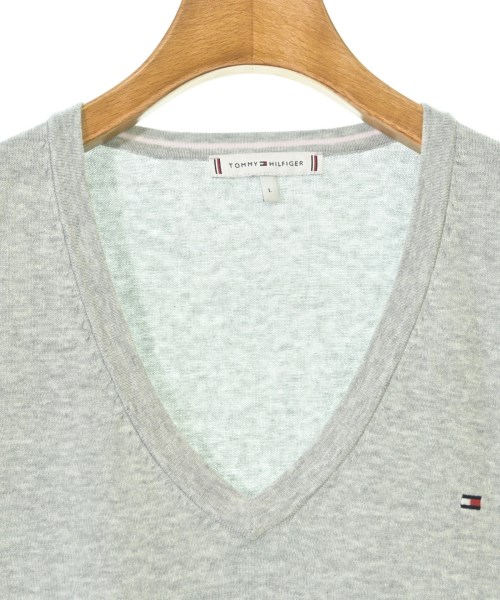 TOMMY HILFIGER（トミーヒルフィガー）ニット・セーター グレー サイズ:L レディース/2200609265239