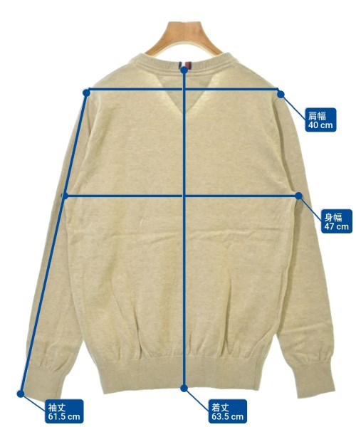 TOMMY HILFIGER（トミーヒルフィガー）ニット・セーター ベージュ サイズ:M レディース/2200609265284