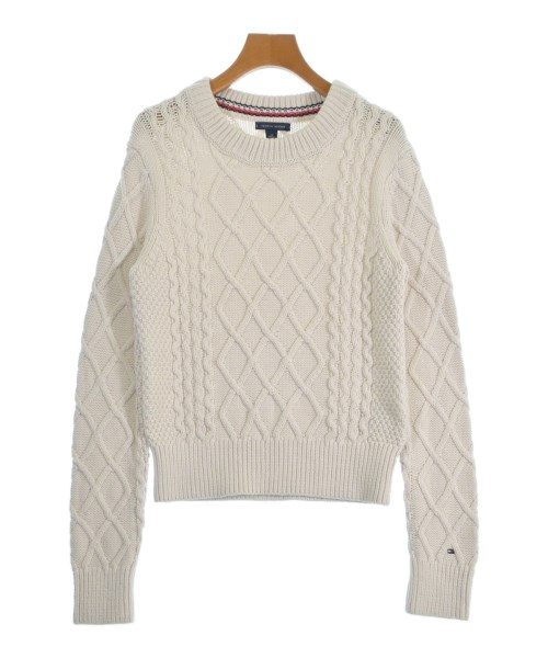 TOMMY HILFIGER(トミーヒルフィガー)ニット・セーター 白 サイズ:S/2200673185037
