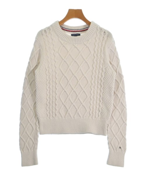 TOMMY HILFIGER(トミーヒルフィガー)ニット・セーター 白 サイズ:S/2200673185044