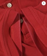 TOMMY HILFIGER（トミーヒルフィガー）ポロシャツ 赤 サイズ:XL レディース/2200673855169