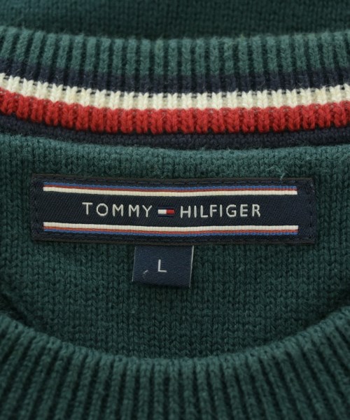 TOMMY HILFIGER（トミーヒルフィガー）ニット・セーター 緑 サイズ:L メンズ/2200673870025