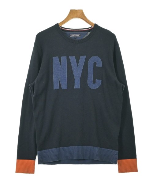 TOMMY HILFIGER(トミーヒルフィガー)ニット・セーター 紺 サイズ:L/2200673870032