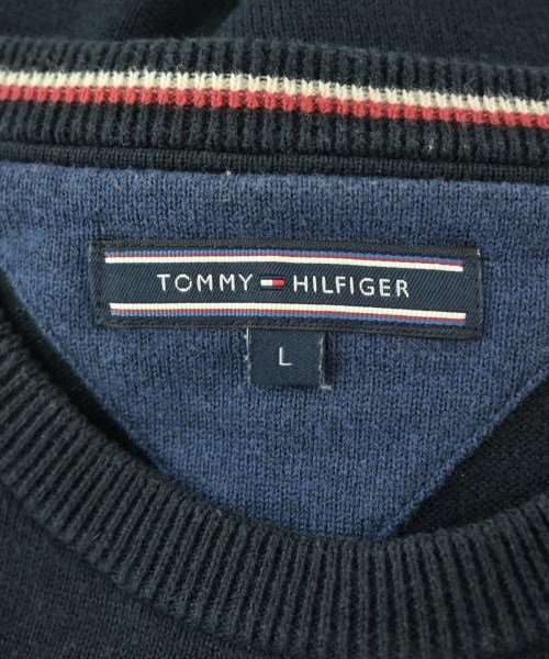 TOMMY HILFIGER（トミーヒルフィガー）ニット・セーター 紺 サイズ:L メンズ/2200673870032