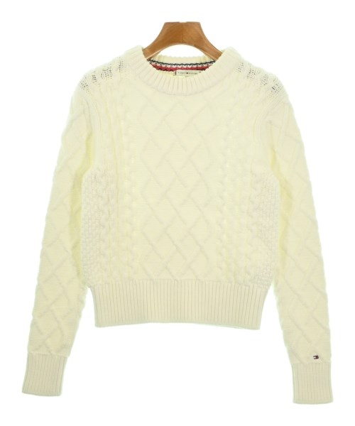 TOMMY HILFIGER(トミーヒルフィガー)ニット・セーター 白 サイズ:XS/2200678052020