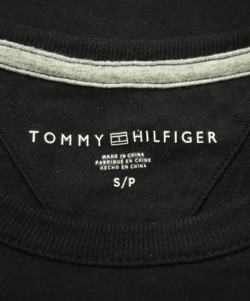 TOMMY HILFIGER（トミーヒルフィガー）Tシャツ・カットソー 黒 サイズ:S メンズ/2200690638103