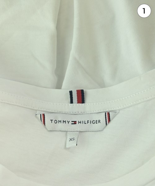 TOMMY HILFIGER（トミーヒルフィガー）Tシャツ・カットソー 白 サイズ:XS レディース/2200694851034