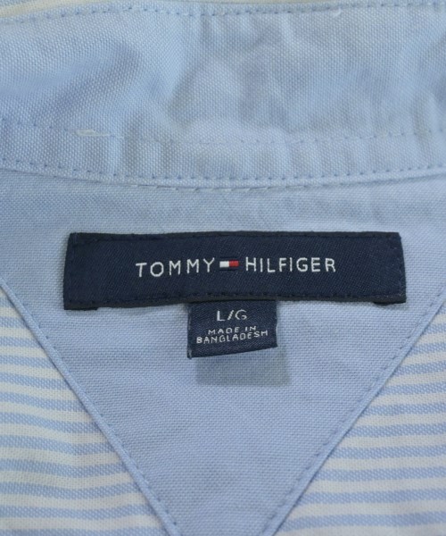 TOMMY HILFIGER（トミーヒルフィガー）カジュアルシャツ 青 サイズ:L メンズ/2200691795041