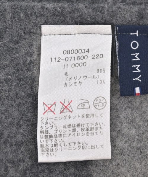 TOMMY HILFIGER（トミーヒルフィガー）マフラー グレー サイズ:- メンズ/2200696857249