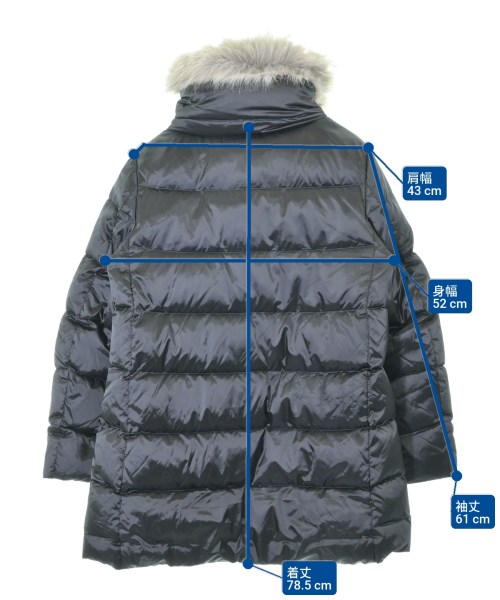 TOMMY HILFIGER（トミーヒルフィガー）ダウンコート 黒 サイズ:L レディース/2200648156017