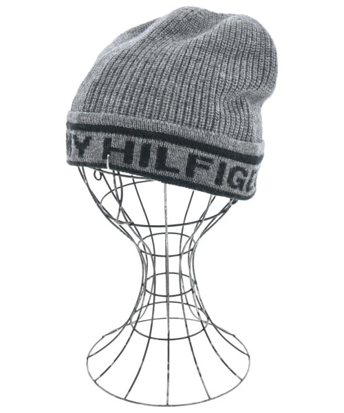 TOMMY HILFIGER(トミーヒルフィガー)ニットキャップ・ビーニー グレー サイズ:OS/2200648156031