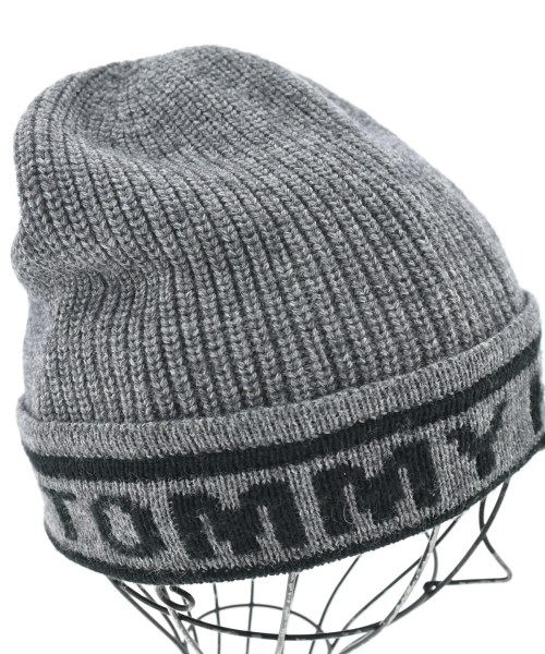TOMMY HILFIGER（トミーヒルフィガー）ニットキャップ・ビーニー グレー サイズ:OS メンズ/2200648156031