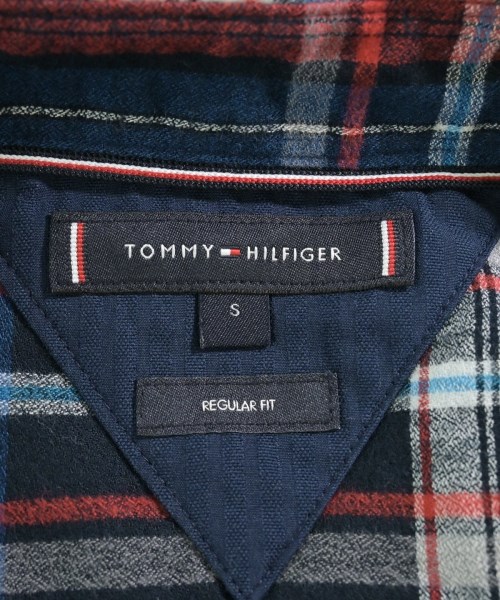 TOMMY HILFIGER（トミーヒルフィガー）カジュアルシャツ 紺 サイズ:S メンズ/2200711130081