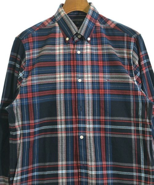 TOMMY HILFIGER（トミーヒルフィガー）カジュアルシャツ 紺 サイズ:S メンズ/2200711130081