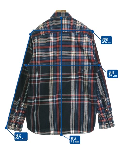 TOMMY HILFIGER（トミーヒルフィガー）カジュアルシャツ 紺 サイズ:S メンズ/2200711130081