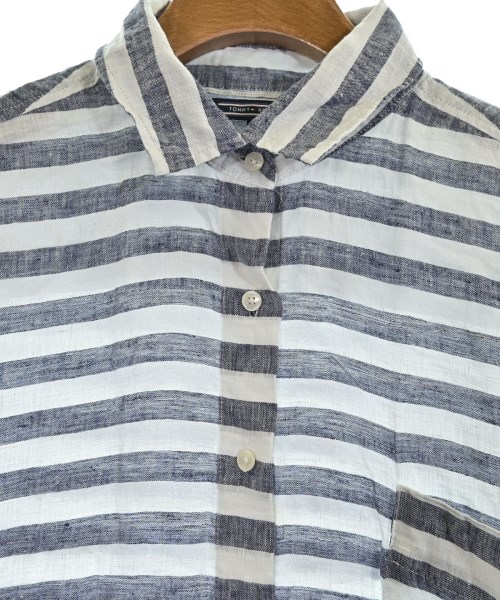 TOMMY HILFIGER（トミーヒルフィガー）カジュアルシャツ 紺 サイズ:6(M位) レディース/2200716109037