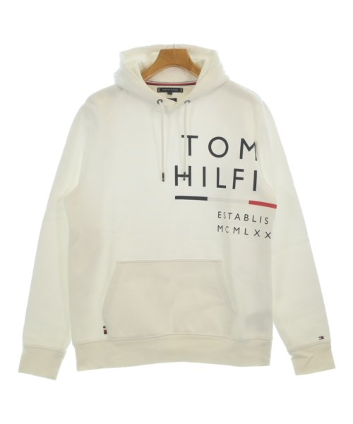 TOMMY HILFIGER(トミーヒルフィガー)パーカー 白 サイズ:L/2200644678032