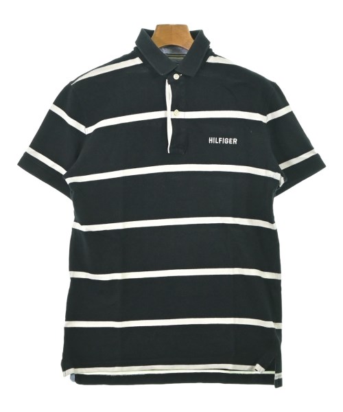 TOMMY HILFIGER(トミーヒルフィガー)ポロシャツ 黒 サイズ:M/2200635079114