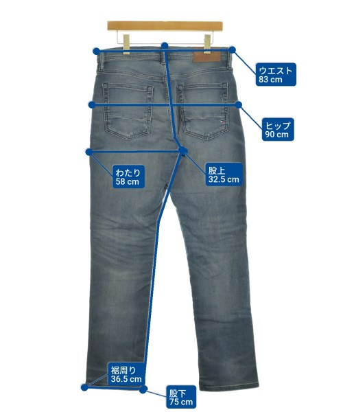 TOMMY HILFIGER（トミーヒルフィガー）デニムパンツ 青 サイズ:33(L位) メンズ/2200639926070