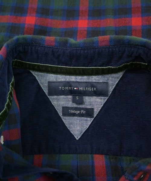 TOMMY HILFIGER（トミーヒルフィガー）カジュアルシャツ 緑 サイズ:S メンズ/2200647940341