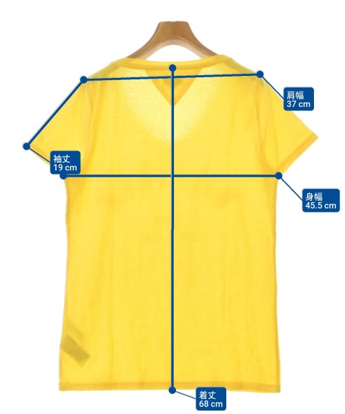 TOMMY HILFIGER（トミーヒルフィガー）Tシャツ・カットソー 黄 サイズ:L レディース/2200646910055