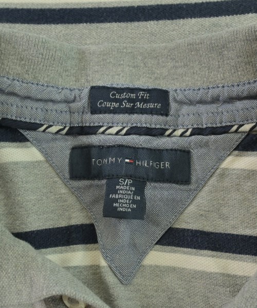 TOMMY HILFIGER（トミーヒルフィガー）ポロシャツ グレー サイズ:S メンズ/2200709300021