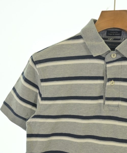 TOMMY HILFIGER（トミーヒルフィガー）ポロシャツ グレー サイズ:S メンズ/2200709300021